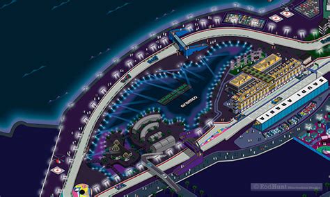 Rod Hunt Detailed Isometric Illustrations & Illustrated Maps - F1 Saudi ...