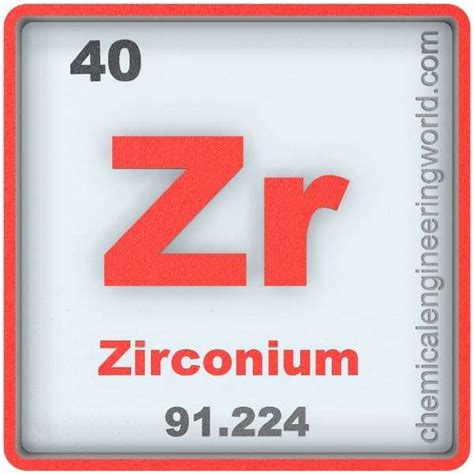 Zirconium Element Properties and Information - Chemical Engineering World