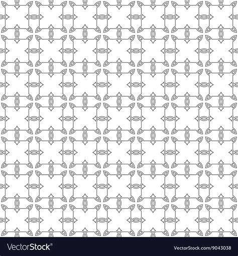 Seamless pattern of delicate grey lines on white Vector Image