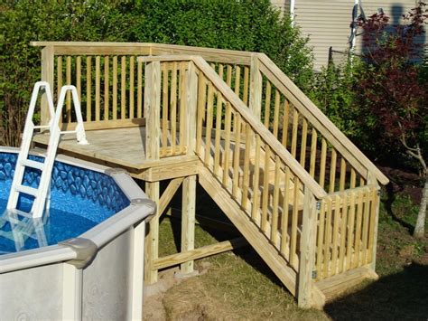 Diy Above Ground Pool Decks Plans - Anya diys