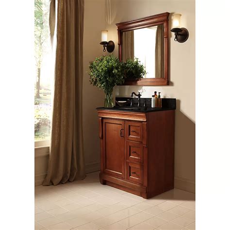 Foremost Naples 24-inch W Vanity in Warm Cinnamon Finish | The Home ...