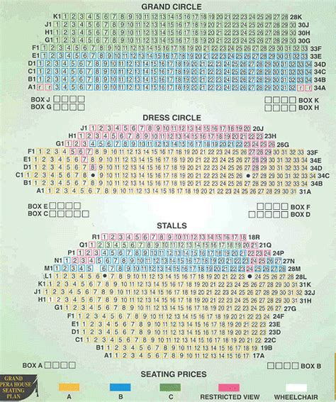 Grand Opera House, York | Seating Plan, view the seating chart for the ...