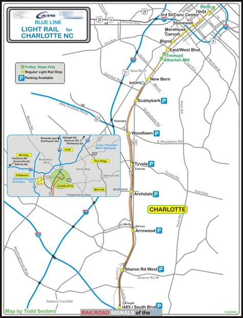 Charlotte NC Light Rail System RSUS