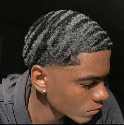 💞Follow: @Awgetings🥵 | Waves haircut, Waves hairstyle men, Black men ...