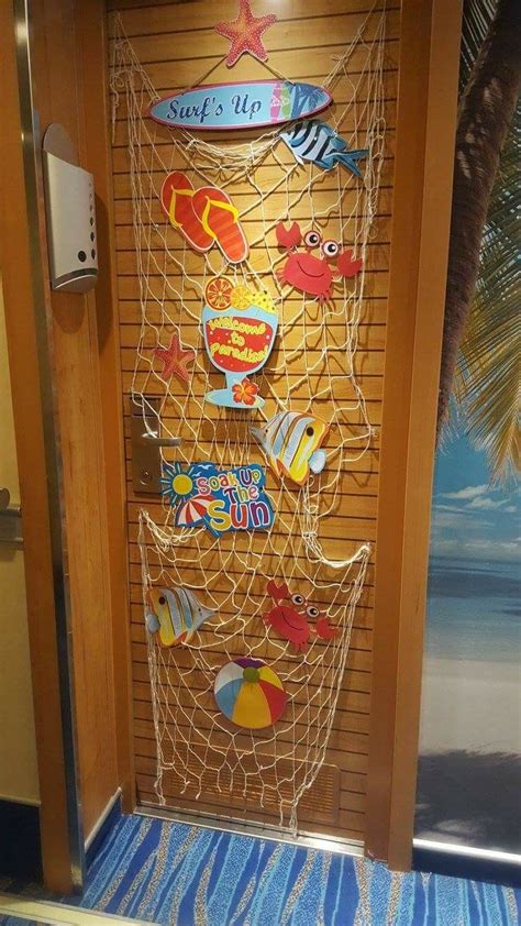 Cruise door decoration! | Cruise door decor, Cabin door decorations ...