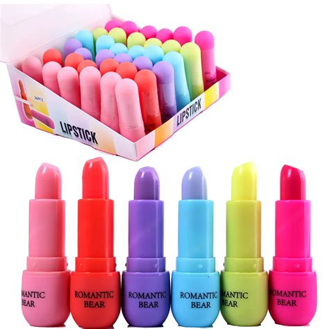 2016 New Brand Fruit Nature Organic Lip Balm Lipstick Cute Coloured lip ...