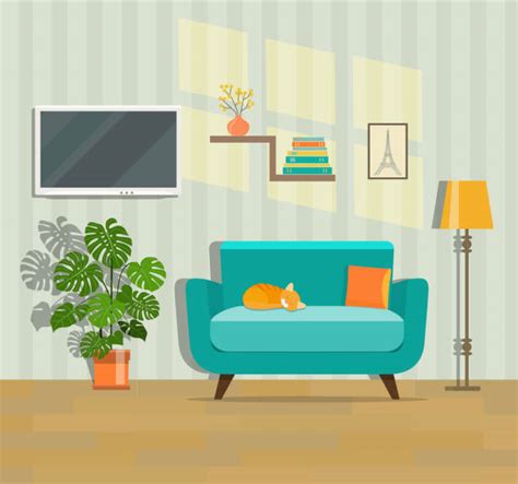 Living Room Illustrations, Royalty-Free Vector Graphics & Clip Art - iStock