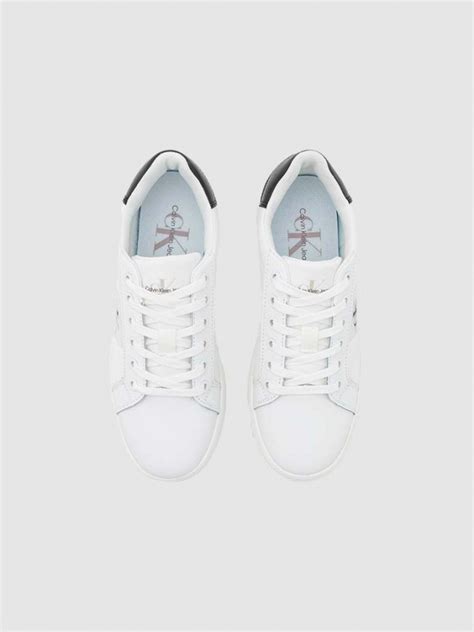 Sneakers Woman White Calvin Klein - Yw0Yw00497 - YW0YW00497.1 | Mellmak