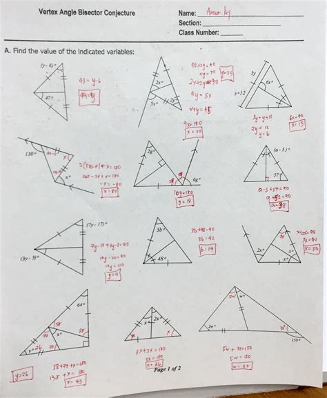 Triangle Angle Sum Worksheet Answer Key — db-excel.com