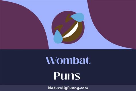 561 Wombat Puns That Are Outrageously Wombalicious - Naturally Funny