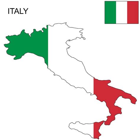 Italy Flag Map and Meaning | Mappr