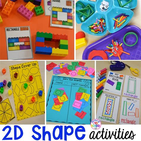 2D Shape Activities for Preschool, Pre-K, and Kindergarten - Pocket of ...