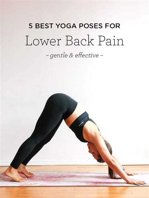 5 Yoga Poses for Lower Back Pain - Simply Quinoa