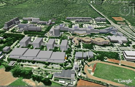 Campus der TU Kaiserslautern in Google Earth, TU Technische Universität ...