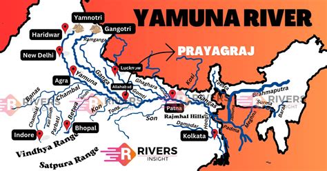 Yamuna River System: Detailed Map with Tributaries - Rivers Insight