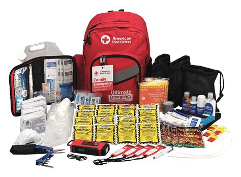 AMERICAN RED CROSS First Aid Kit, Kit, Nylon, Emergency Preparedness, 4 ...