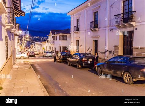 Sucre bolivia night hi-res stock photography and images - Alamy