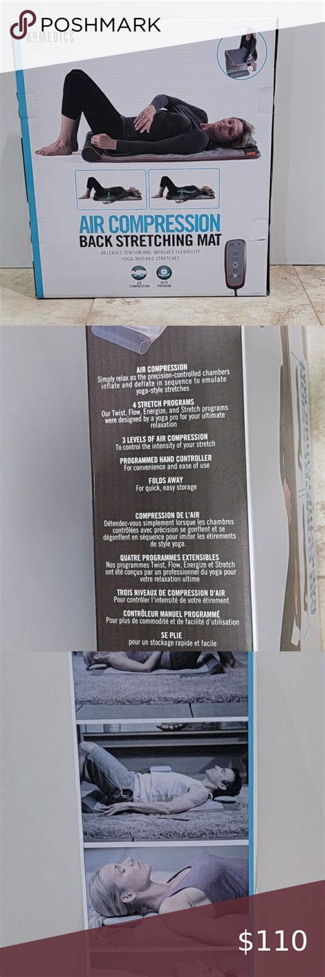 Homedics Air Compression back stretching mat bought at QVC in 2022 ...