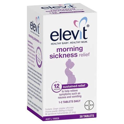 Elevit Morning Sickness Relief Reviews | Tell Me Baby