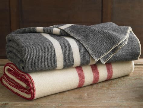 Striped Wool Blanket | 100% Natural + Free Shipping - Sleeping Organic