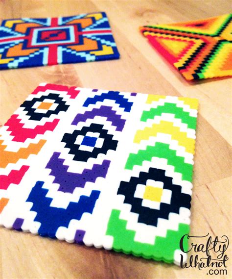 Perler bead coasters | Crafty Whatnot