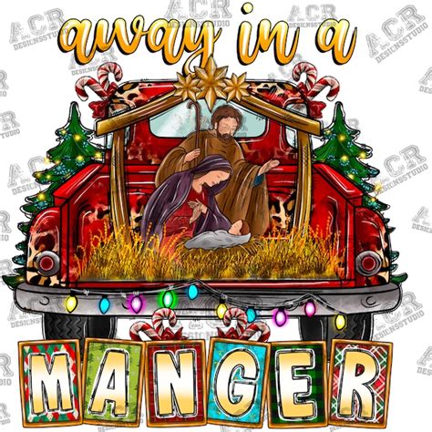 Away in a Manger - Etsy