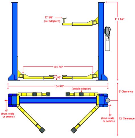 Asymmetric -VS- Symmetric 2-Post Car Lifts : Eagle Equipment