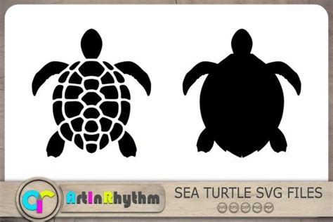 Turtles Svg, Turtle Silhouette Svg Graphic by artinrhythm · Creative ...