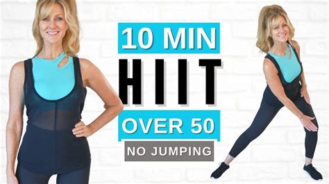 10 Min BEGINNER HIIT Workout For Weight Loss | Women Over 50! - Super ...