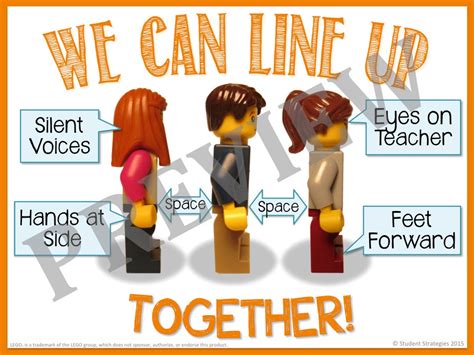 We Can Line Up Classroom Poster - Etsy