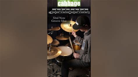 32nd Note Groove #drums #beats #cymbals #grooves #transcription # ...