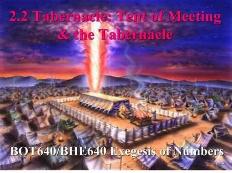 PPT - 2.2 Tabernacle: Tent of Meeting the Tabernacle PowerPoint ...