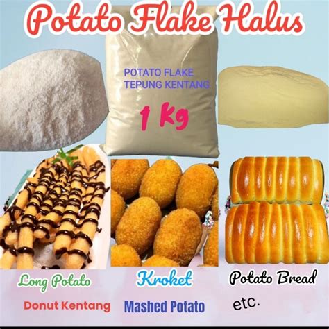 Jual Potato flake tepung kentang Halal 1kg | Shopee Indonesia