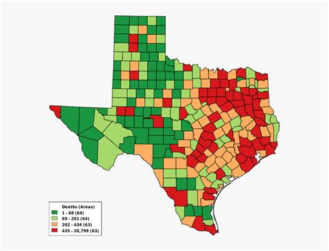 Population Map Of Texas Cities, HD Png Download - kindpng