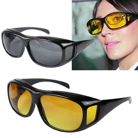 Men women optic night vision driving anti HD glasses eyeglasses uv400 ...