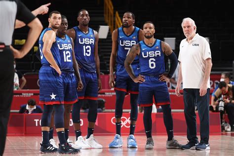 USA men’s basketball team defeated by France for first Olympic loss ...