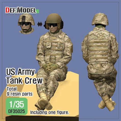 1/35 Def Model DF35025 US Army Tank Crew at Rest (1)