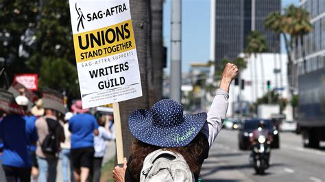 Hollywood Actors Join Writers on Strike, Bringing Industry to a ...