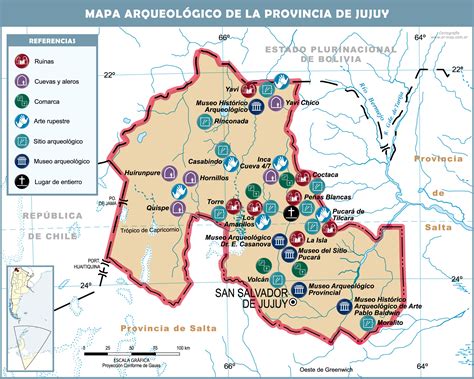 Archaeological map of the Province of Jujuy | Gifex