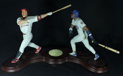 Sammy Sosa & Mark McGwire Danbury Mint 1998 Home Run Kings Figurine ...