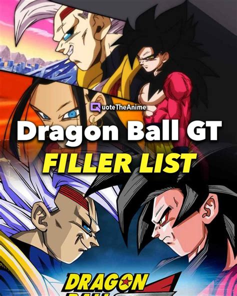 Dragon Ball GT Filler List! (OFFICIAL)