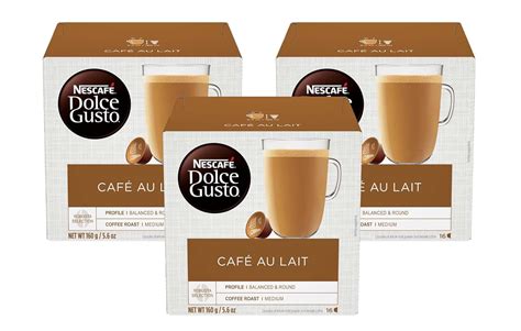 Dolce Gusto Nescafe Coffee Pods, Cafe Au Lait, 16 India | Ubuy