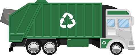 Garbage truck clipart design illustration 9384704 PNG