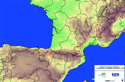 Cantabrian Mountains Map