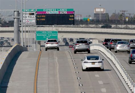 New toll lanes open on the 10 Freeway in San Bernardino - Los Angeles Times