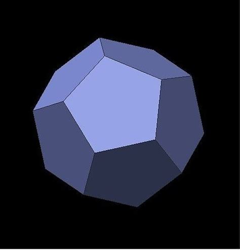 Dodecahedron polygon free 3D model | CGTrader