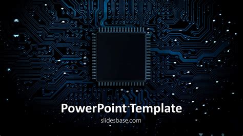 Computer Chip PowerPoint Template | Slidesbase