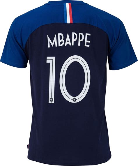 8 años Kylian MBAPPE Camiseta oficial de fútbol para niño Ropa y ...