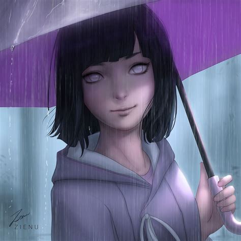 Hinata Hyuga in the rain: Naruto fanart [Artist:... (04 Jan 2019 ...