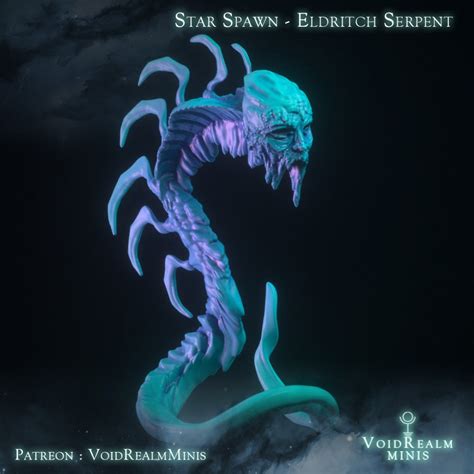 Star Spawn, Eldritch Serpent Dwellers of N'kai Voidrealm Minis ...